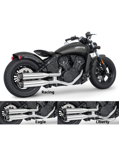 4" SLIP-ONS POUR INDIAN SCOUT