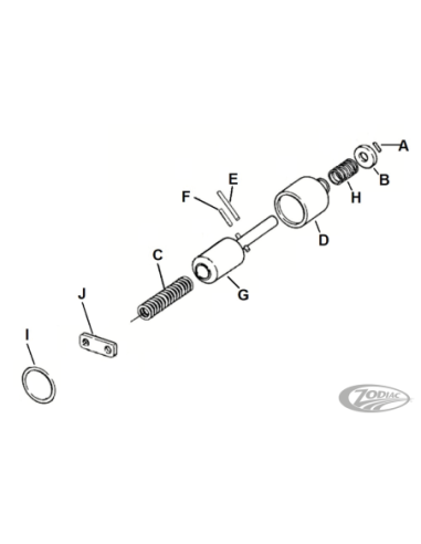 KIT DE REPARATION DE PLONGEUR DE SOLENOIDE 1965-1988