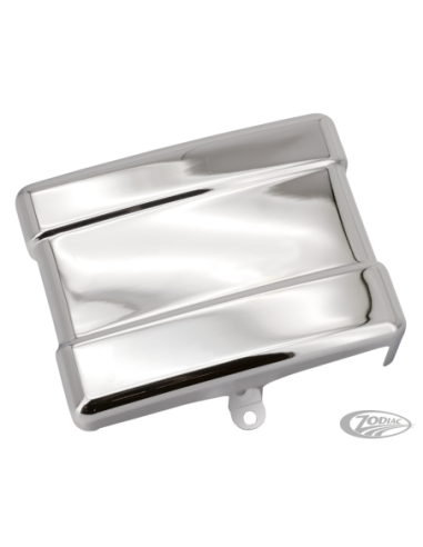 CACHE BATTERIE CHROME POUR 2006-2017 DYNA