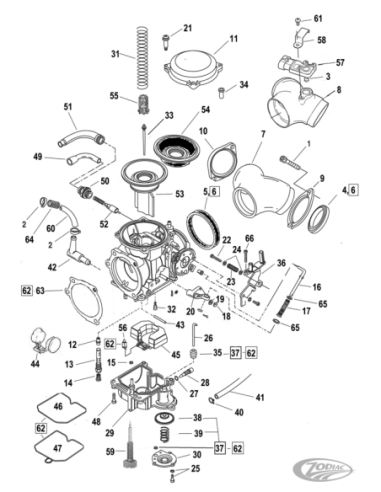 PIECES KEIHIN POUR CARBURATEURS CV