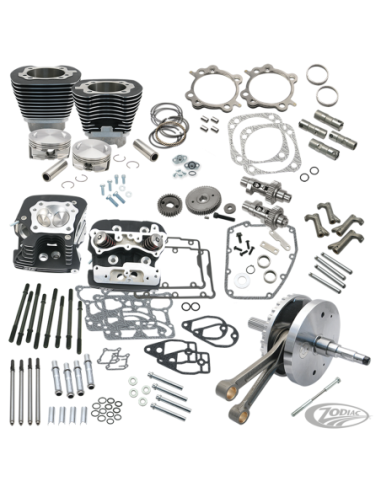 KITS S&S 124CI HOT SET POUR TWIN CAM A ET B