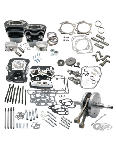 KITS S&S 124CI HOT SET POUR TWIN CAM A ET B