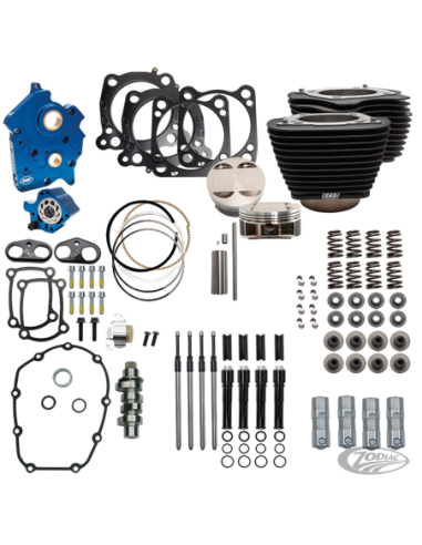 KITS MOTEURS S&S 124CI, 128CI, 129CI & 132CI DE PUISSANCE POUR MILWAUKEE EIGHT