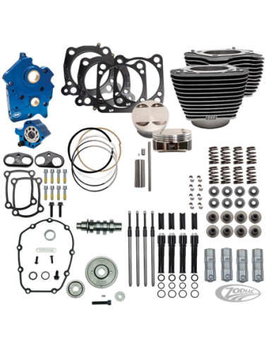 KITS MOTEURS S&S 124CI, 128CI, 129CI & 132CI DE PUISSANCE POUR MILWAUKEE EIGHT