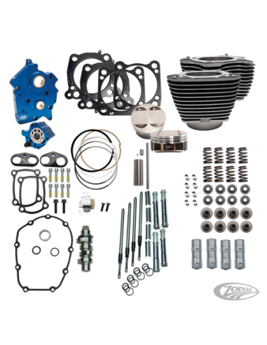 KITS MOTEURS S&S 124CI, 128CI, 129CI & 132CI DE PUISSANCE POUR MILWAUKEE EIGHT