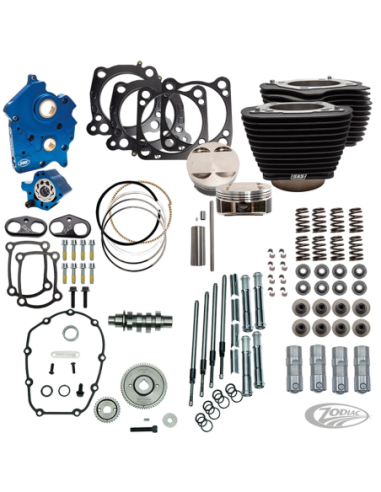 KITS MOTEURS S&S 124CI, 128CI, 129CI & 132CI DE PUISSANCE POUR MILWAUKEE EIGHT