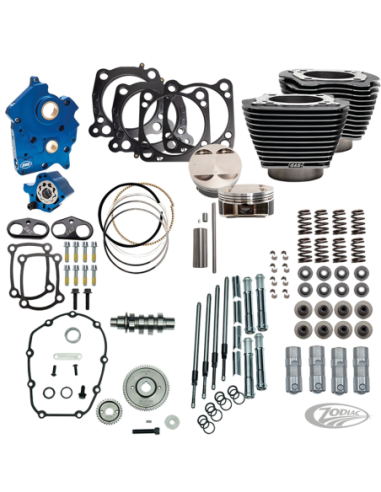 KITS MOTEURS S&S 124CI, 128CI, 129CI & 132CI DE PUISSANCE POUR MILWAUKEE EIGHT