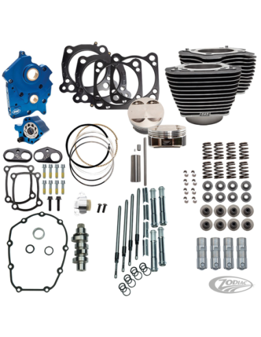 KITS MOTEURS S&S 124CI, 128CI, 129CI & 132CI DE PUISSANCE POUR MILWAUKEE EIGHT