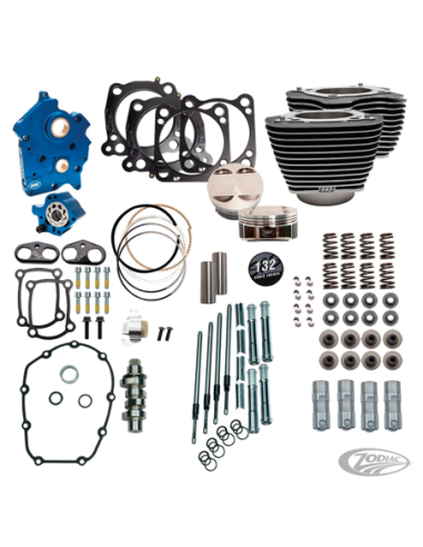 KITS MOTEURS S&S 124CI, 128CI, 129CI & 132CI DE PUISSANCE POUR MILWAUKEE EIGHT