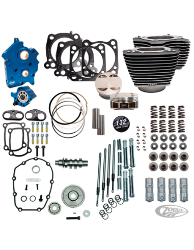 KITS MOTEURS S&S 124CI, 128CI, 129CI & 132CI DE PUISSANCE POUR MILWAUKEE EIGHT