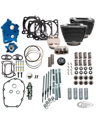 KITS MOTEURS S&S 124CI, 128CI, 129CI & 132CI DE PUISSANCE POUR MILWAUKEE EIGHT