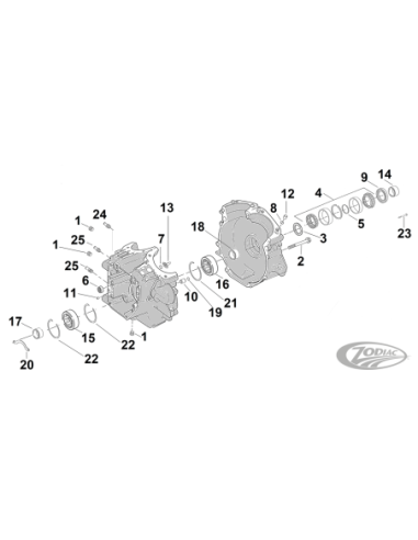 PIECES DE CARTER MOTEUR 1999-2017 TWIN CAM