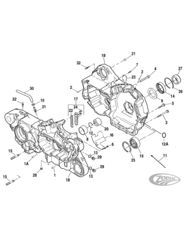 PIECES DE BAS MOTEUR POUR 1991-2003 XL