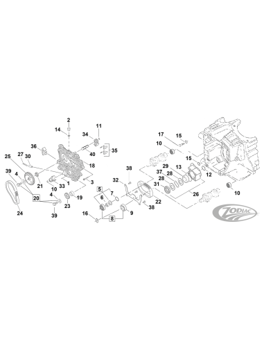 PIECES DE DISTRIBUTION POUR LES PREMIERS TWIN CAM