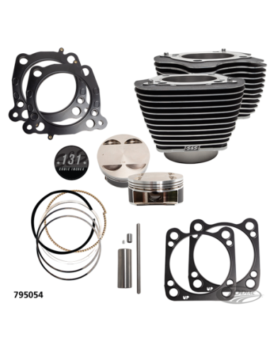 CYLINDRES S&S 131CI & 136CI BIG BORE STROKER POUR MILWAUKEE EIGHT