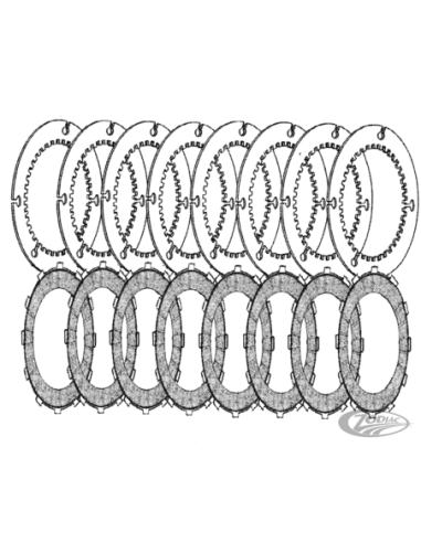 EMBRAYAGE DE REMPLACEMENT POUR EMBRAYAGES PRO-CLUTCH