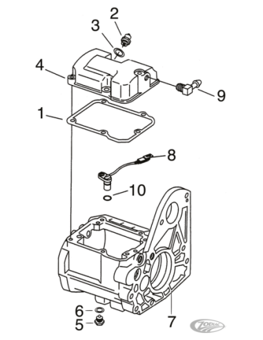 PIECES ET CARTERS DE BOITE POUR EVOLUTION SOFTAIL BOITE 5