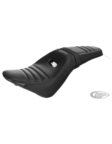 SELLE PLISSEE 2 PARTIES C.C. RIDER POUR INDIAN SCOUT