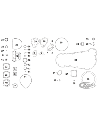 JOINTS, JOINTS, JOINTS TORIQUES ET KITS POUR INDIAN AVEC MOTEURS POWERPLUS