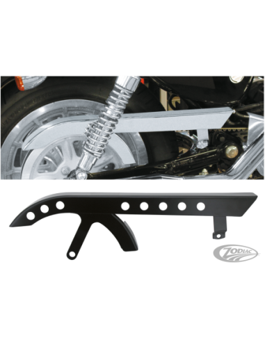 PARE COURROIE SUPERIEUR CHROME SPORTSTER