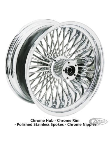 ROUES RIDE WRIGHT AVEC RAYONNAGE RADIAL A 50 RAYONS