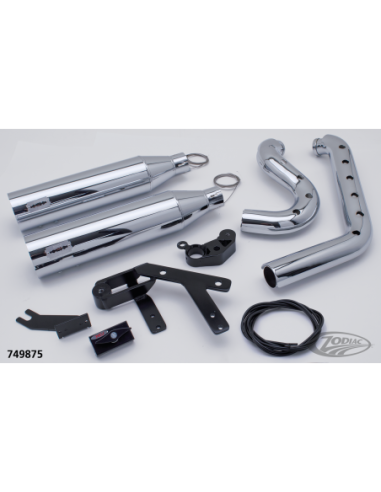 POTS HOMOLOGUES MCJ REGLABLES 2-EN-2 POUR MILWAUKEE EIGHT SOFTAIL