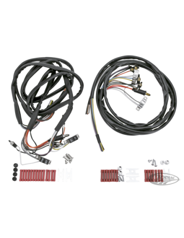 FAISCEAU DE CABLAGE POUR GUIDONS AVEC COMMUTATEURS ET MATERIAUX 1972-1981