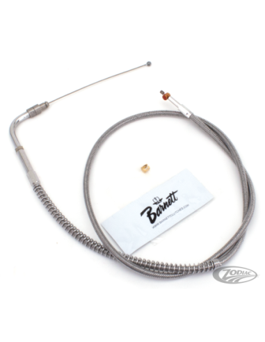 CABLE DE TIRAGE ET DE RETOUR 1996-2015 SOFTAIL, 1996-2017 DYNA, 1996-2001 TOURING A CARBURATEUR & 2007 AU PRESENT SPORTSTER