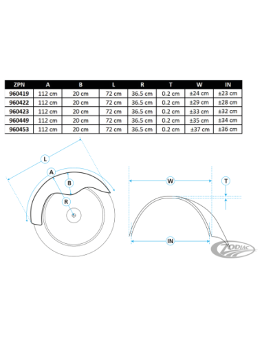 GARDE-BOUE ARRIERE CRUISESPEED POUR RIGIDES