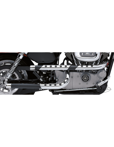 PAUL YAFFE "X-PIPES" DRAG PIPES PAR SUPERTRAP POUR SPORTSTER