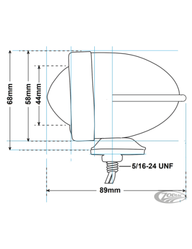 CLIGNOTANTS DE TYPE CARTOUCHE "A AILETTES