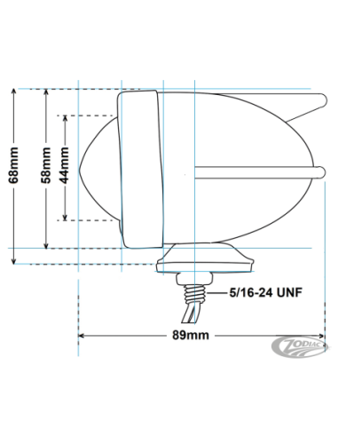 CLIGNOTANTS CARTOUCHE A 3 AILES