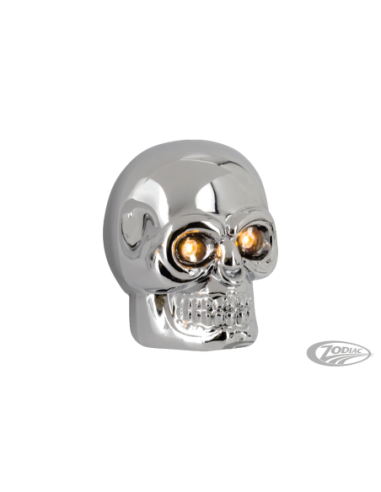 CLIGNOTANTS COBALT SKULL