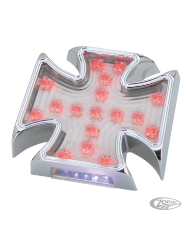 FEU ARRIERE CHROME USINE CROIX DE MALTE LED